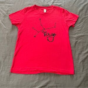 Astrology girls virgo t-shirt sz 6/8